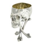 Victorian silver Skull Cup
