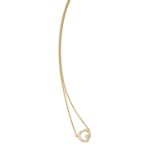 An 18ct gold diamond 'Vertige Coeur' necklace, by Hermès