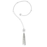 An 18ct gold and diamond 'Fiorever' necklace, by Bulgari