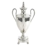 George III silver pedestal tea urn