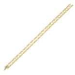 An 18ct gold 'Tiffany T True' narrow bracelet, by Tiffany & Co.