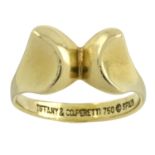 A stylised butterfly ring, by Elsa Peretti for Tiffany & Co.