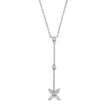 A platinum and diamond 'Victoria' necklace, by Tiffany & Co.