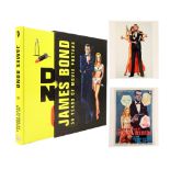 Cinema: [James Bond], a collection of five Posters of Bond Movies which featured Sean Connery,