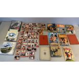 Assorted books, comics & cards