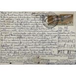 Postcard to du Pré from Jacqueline du Pré (no sign-off). Russian date stamp 12 586620. (ref: Moscow,