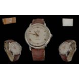 Omega Deville Gents Steel Cased Co-Axil Chronometer Wrist Watch - Calibre No 2500. Ref No 424134.