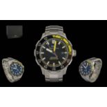 IWC Aquatimer IW356802 Gents Wristwatch, Black Dial, Automatic Movement, With Box And Paperwork,