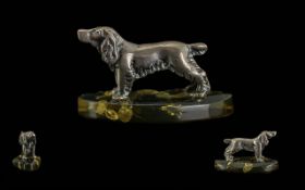 Novelty Silver Figure of a Dog. Silver Hallmarked Figure of a Dog.