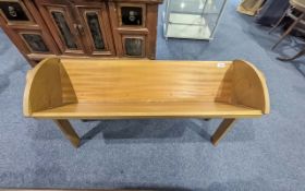 Book Trough, teak, mid Century, made by W Bulton & Co. Length 38'' x height 23''.