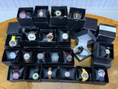 Large Collection of Boxed ASOS Fashion Watches, various colours and styles. Approx. 35+. All as