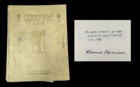 Christina Rossetti 1st Edition Poems - A fine clean copy of this limited edition works, housed in