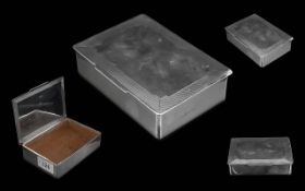 Sterling Silver Walker and Hall Cigarette Box. Fully Hallmarked for Sterling Silver. Nice Clear