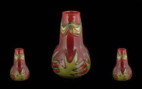 Minton No. 42 'Seccessionist' Small Vase of excellent Design. Circa 1905 - 1910. Height 5.5''.