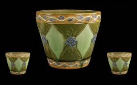 Minton Huge Early 20th Century Secessionist Jardiniere - Reg No 616446. Pleasing Design. Height 10.