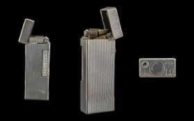 Dunhill Silver Tone Lighter. c.1960's.