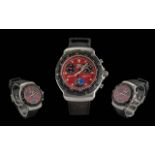 TAG Heuer - Professional Gents Vintage - FI Quartz Chronograph Wrist Watch. Official Timekeeper of