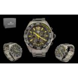 TAG Heuer Formula I Gents Stainless Steel Chronograph Wrist Watch. Features Tachymeter, Chronograph,