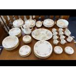 Paragon Victoriana Rose Dinner/Tea Service, comprising 8 dinner plates, 14 salad plates, 8 side
