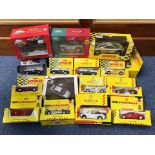 Mixed Lot of Die Cast Models, all boxed, Sports Car Collection to include Jaguar, Mercedes, Ferrari,