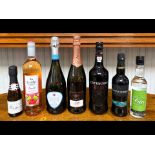 Box of Assorted Spirits & Wine, to inclu