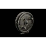 Fishing Interest - J W Young Rapidex 4 Inch Centrepin, black.