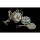 Fishing Interest - Hardy Altex No. 2 Mark V Duck Handle (spare spool, oil can, spanner) in cloth