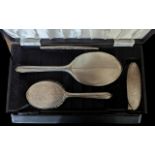 Silver Backed Dressing Table Set, compri