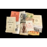 Miscellaneous Military Leaflets & Booklets, Nr. Burma, NAAFI-EFI - Robertson, Florence, Italy,