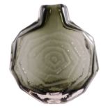 Geoffrey Baxter for Whitefriars Glass, a large 'Banjo' Textured series vase, pattern 9681