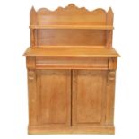 Late Victorian pine chiffonier