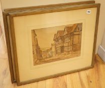 William Warden (1908-1982), ‘The Old Hospital, Mermaid Street, Rye’, The Wind Gate, Winchelsea’