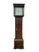 An early 19th century Irish mahogany eight day longcase clock, painted dial marked Smith, Dublin,