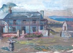 § § Ray Howard-Jones (1903-1996), 'Nr Llangorse Lake, '1949,signed 