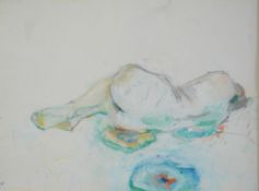 § § Anthony Fry (1927-2016), 'Nude XVII', circa 1970, pastel on paper,21.6cm x 29.2cmProvenance: