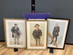 Four Vanity Fair lithographs to include ‘Rufus’, ‘Tony’ and ‘Coqueline Aine’, one by SPY, three