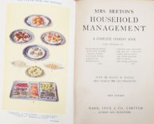 ° ° [Beeton, Isabella]. Mrs Beeton's Household Management. New Edition. num. plates, some colour.