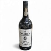 A bottle of Warre’s Tercentenary Vintage port, 1970