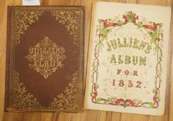 ° ° Julien's Album for 1852. Edited by Thomas Baker. coloured lithographed title and fronts and 3