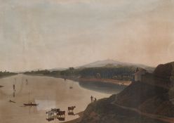 After Samuel Daniell (1775-1811), ‘The Ferry at Caltura’, published September 1st 1807, London,