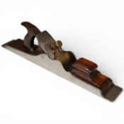 A Spiers 20 1/2” dovetailed jointer plane with original 2 1/2” iron, stamped ‘Spiers, etc.’ to the