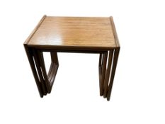 A G Plan nest of teak tables, width 54cm, depth 43cm, height 49cm