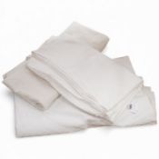 A 19th century Elephant brand style bedcover- 262cm x 236cm and two other similar bedcovers- 200cm x