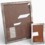 A 20th century Chinese sterling mounted rectangular photograph frame, by Wai Kee, Hong Kong, with