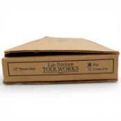 A boxed Lie-Nielsen Toolworks 12” tenon saw, rip cut
