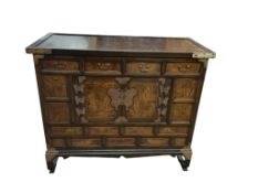 A Chinese elm cabinet, width 102cm, depth 47cm, height 86cm