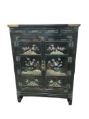 A Chinese cabinet, width 104cm, depth 47cm, height 139cm