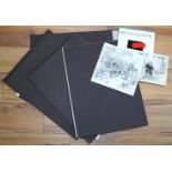 An archive of five Nigel Tidman, 1980s airbrush artworks on artist’s card, possibly produced for the