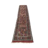 A Kurdish geometric runner, 380 x 81cm