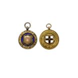 A 9ct gold sporting medal for W.C.C. Season 1922-3, and a hallmarked silver medal for W.C.C.